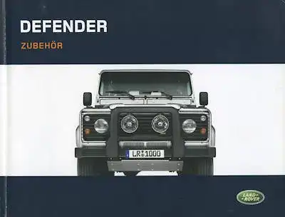 Land Rover Defender Zubehör Prospekt 2006