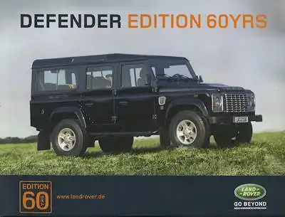 Land Rover Defender Edition 60 YRS Prospekt ca. 2009