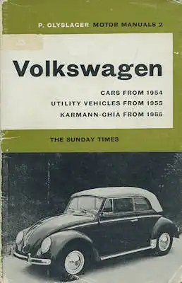 P. Olyslager Volkswagen Motor Manuals 2 1961