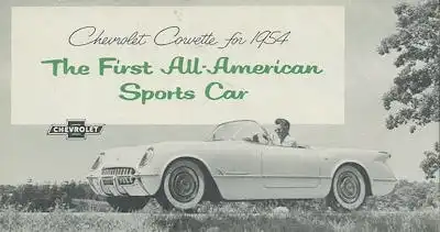 Chevrolet Corvette Prospekt 1954