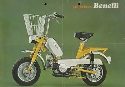 Benelli Motorella Prospekt 1970er Jahre