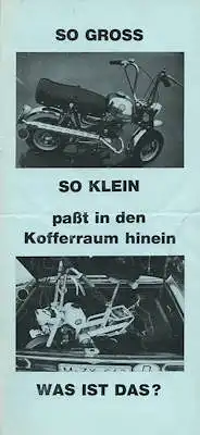 Benelli Mini Motorräder Programm 1969