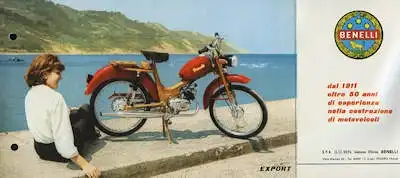 Benelli Ciclomotor Prospekt 1960er Jahre