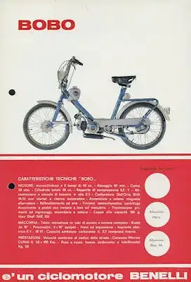 Benelli Bobo Prospekt ca. 1968