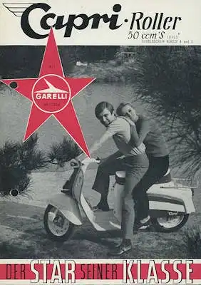 Garelli Capri Roller Prospekt ca. 1966