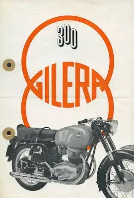 Gilera 300 ccm Prospekt ca. 1964