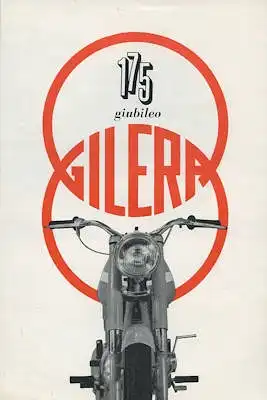 Gilera 175 ccm Prospekt ca. 1964
