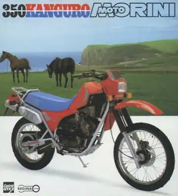 Moto Morini 350 Kanguro Prospekt ca. 1984