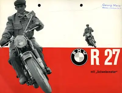 BMW R 27 Prospekt 9.1961