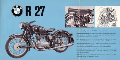 BMW R 27 Prospekt 9.1961