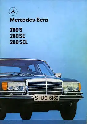 Mercedes-Benz 280 S - 280 SEL Prospekt 7.1978