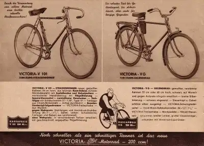 Victoria Fahrrad Programm 1937