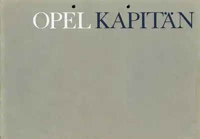 Opel Kapitän Prospekt 1964