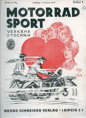 Motorrad Sport Verkehr und Technik 1930 Heft 1