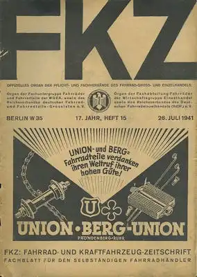FKZ 1941 Heft 15 und 1942 Heft 7