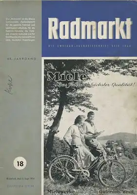 Radmarkt 1954 Heft 18
