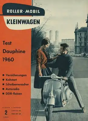 Rollerei und Mobil / Roller Mobil Kleinwagen 1960 Heft 2