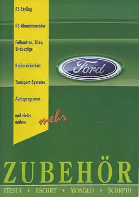 Ford Zubehör Prospekt 8.1995