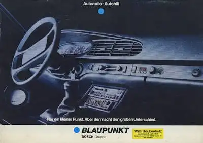 Autoradio Blaupunkt Programm 12.1986