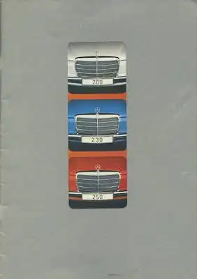 Mercedes-Benz 200 230 250 Prospekt 1975