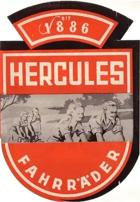 Hercules Fahrrad Programm ca. 1936
