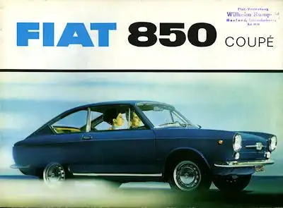 Fiat 850 Coupe Prospekt 1966