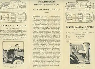 Citroen C 6 F Prospekt ca. 1930