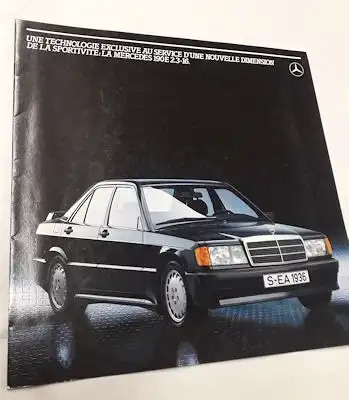 Mercedes-Benz 190 E 2.3-16 Prospekt 8.1983 f