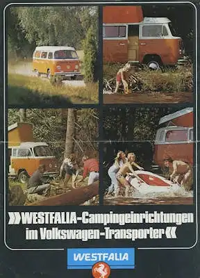 VW T 2 Westfalia Prospekt 1970er Jahre