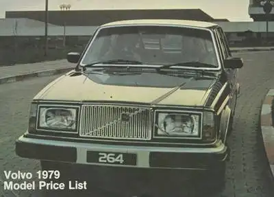Volvo britische Preisliste 9.1978