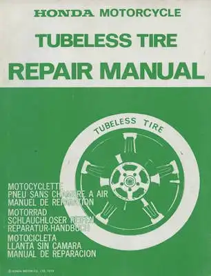 Honda Schlauchlose Reifen Reparaturanleitung 1979