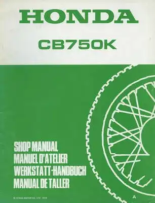 Honda CB 750 K Reparaturanleitung 1979