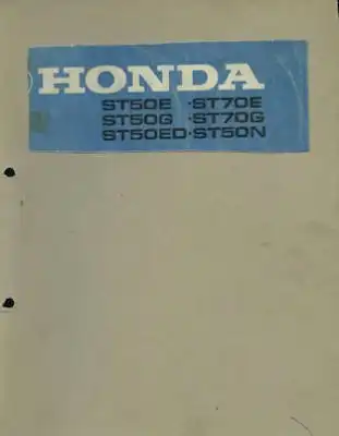 Honda Dax ST 50 / 70 Ersatzteilliste 5.1972