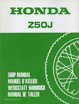 Honda Z 50 J Reparaturanleitung 1985