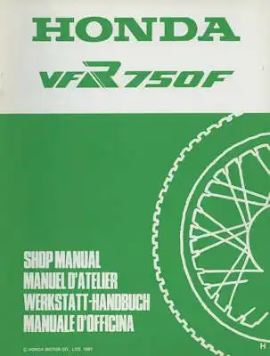 Honda VFR 750 F Reparaturanleitung 1987