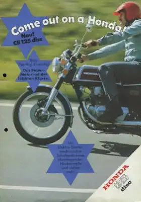 Honda CB 125 Prospekt ca. 1976