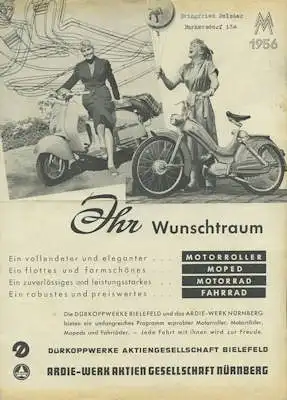 Ardie / Dürkopp Programm 1956