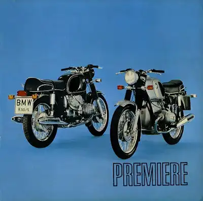 BMW Premiere R 50/5, R 60/5 und R 75/5 8.1969