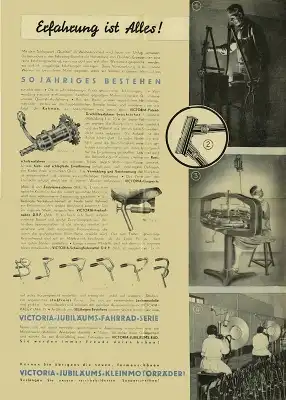 Victoria Fahrrad Programm 1936