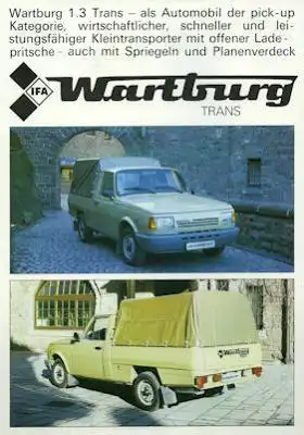 Wartburg 1,3 Trans Prospekt 1990
