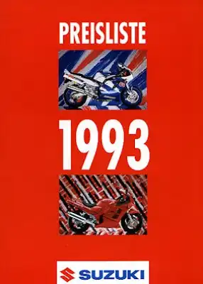 Suzuki Preisliste 1993