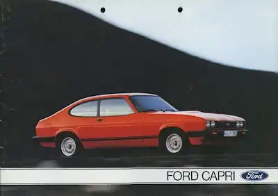 Ford Capri III Prospekt 5.1978