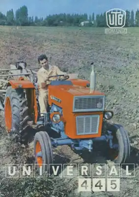 Universal U 445 A Traktor Prospekt 1980er Jahre