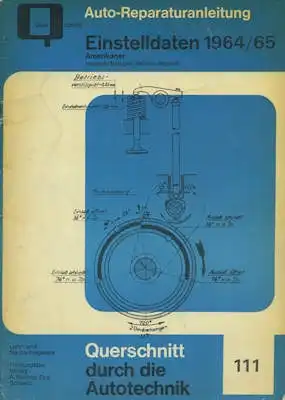 Einstelldaten 1964/65 Bucheli Nr. 111