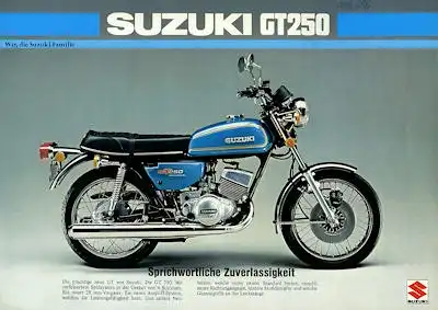 Suzuki GT 250 Prospekt 1976