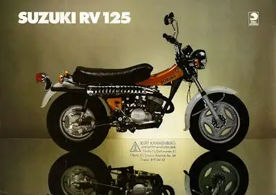 Suzuki RV 125 Prospekt 1979
