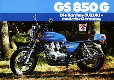 Suzuki GS 850 G Prospekt 1979