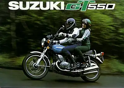 Suzuki GT 550 Prospekt 1977