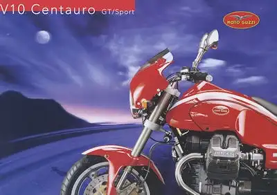 Moto Guzzi V 10 Centuro GT / Sport Prospekt ca. 1998