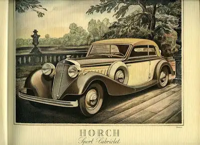 Horch V-8 Type 830 Prospekt 1935